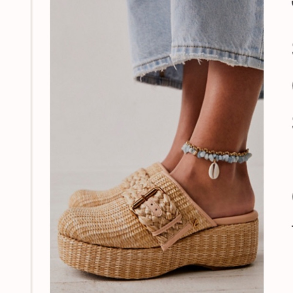 NWB Circus NY Sam Edelman Jacey Clogs Dk Natural